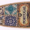 marcador de cortiça em sardinha portugal com imagens de azulejos