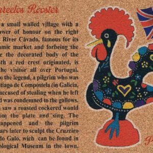 postal de cortiça historia do galo de barcelos em inglês