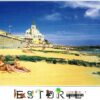 Postal de Papel com imagem Praia no Estoril