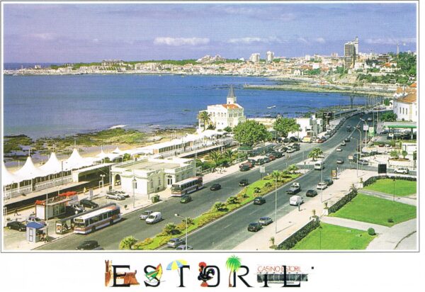 Postal de Papel Imagem Avenida no Estoril
