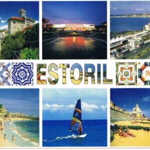 Postal de Papel com Imagens de Estoril