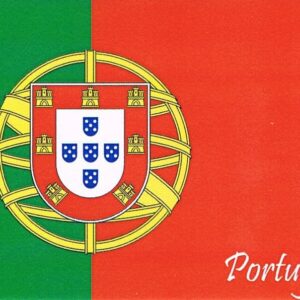 Magnético de Papel Bandeira de Portugal