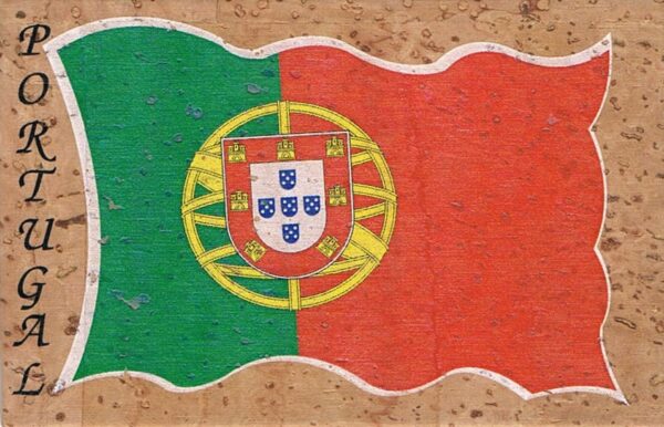 Magnético de Cortiça Imagem Bandeira de Portugal
