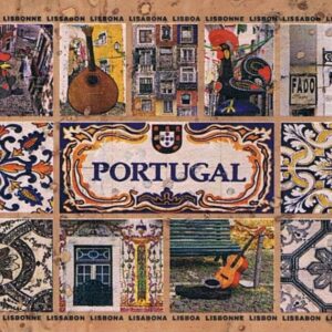 Magnético de Cortiça Portugal com imagens e azulejos