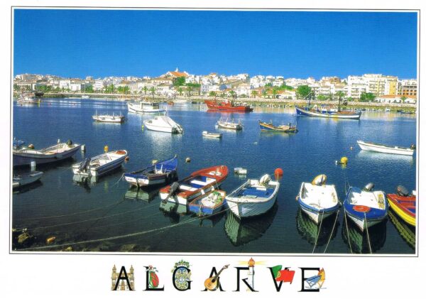 Postal de Papel do Algarve, Barcos em lagos