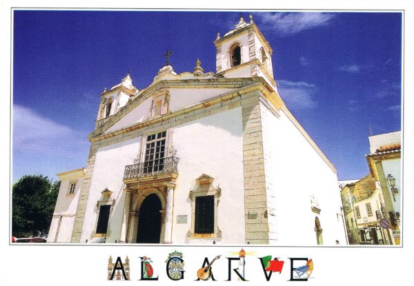 Postal de Papel Algarve - Igreja de Santa Maria em Lagos