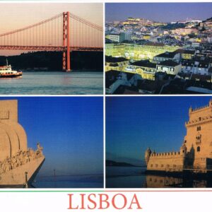 Postal de Papel com Imagens de Portugal