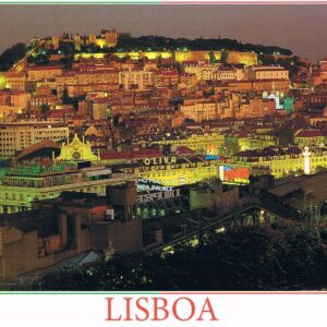 Postal de Papel Imagem de Lisboa a Noite