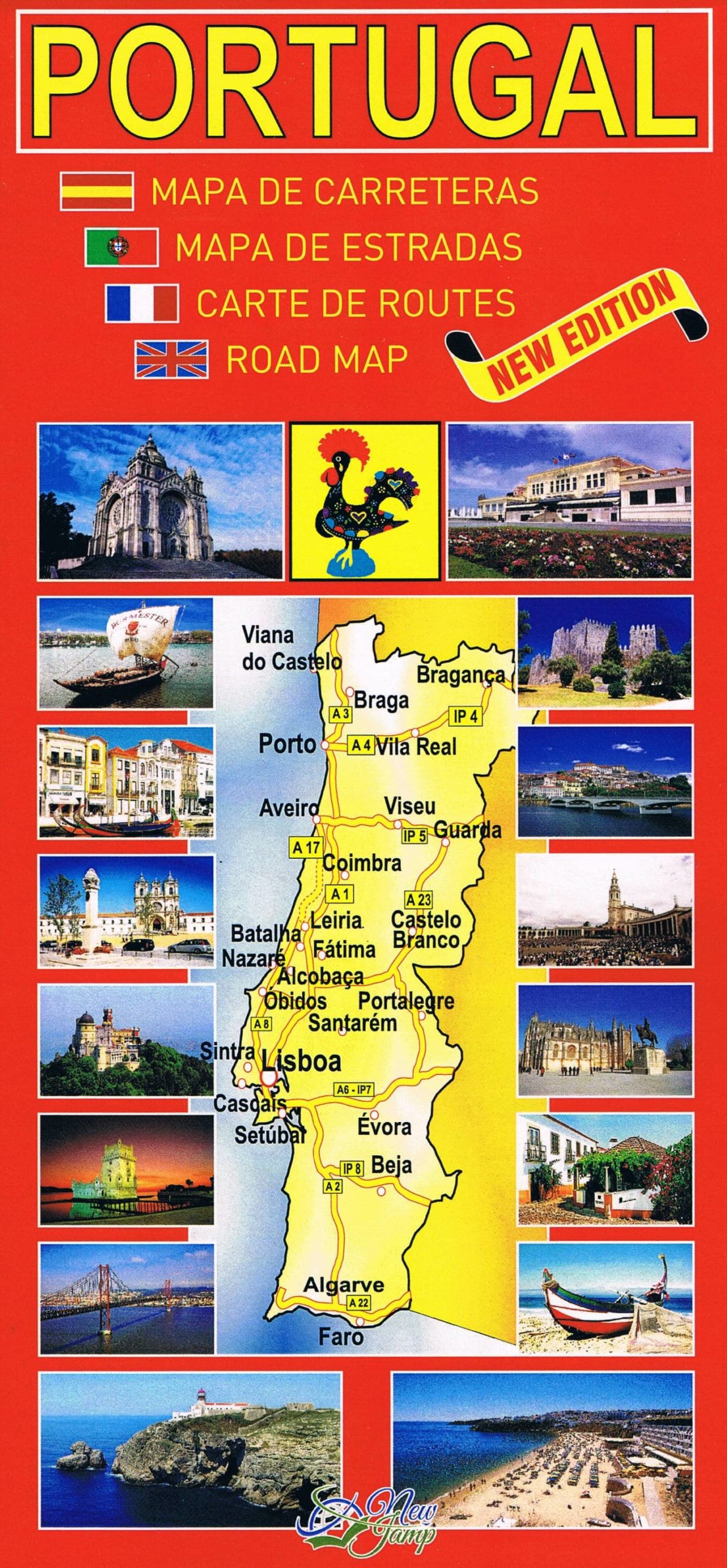 Portugal mapa, Mapa de Portugal