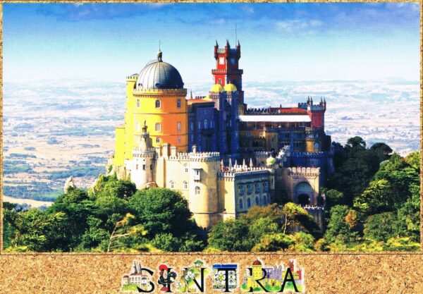 Postal de Papel imagem Palácio da Pena Sintra