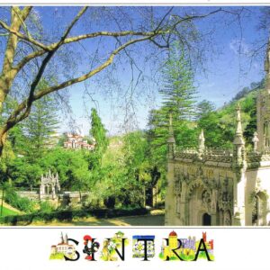 Postal de Papel com imagem da Quinta da Regaleira em Sintra