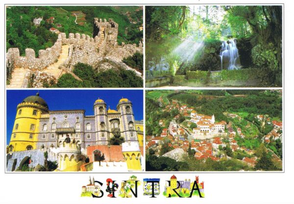 Postal de Papel com imagens de Sintra